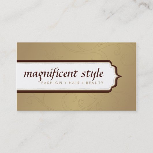 VISITEKAARTJE:: stijlvolle pracht 7 Visitekaartje (Voorkant)