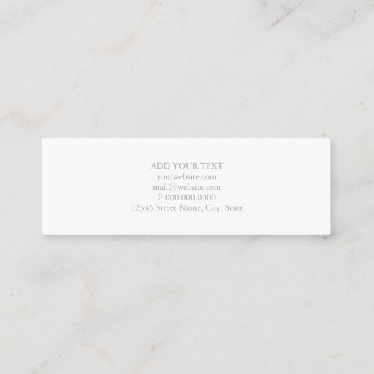 visitekaartje - Stippen Gold Pink (Achterkant)