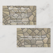 visitekaartje Stone Wall rots (Voorkant / Achterkant)