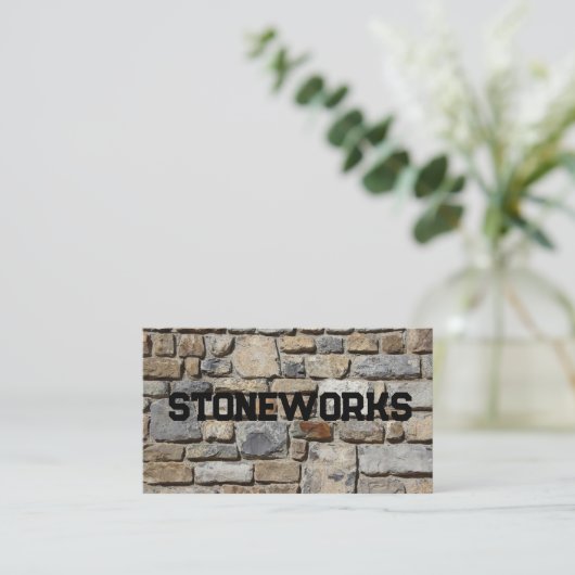 VISITEKAARTJE STONEWORKS (Staand voorkant)