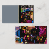 Visitekaartje stoomtrein (Voorkant / Achterkant)