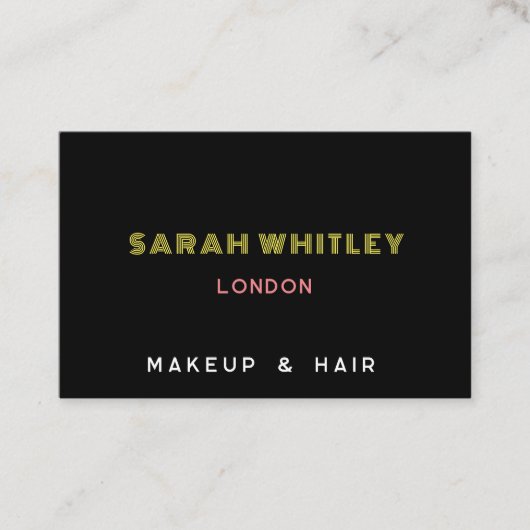 Visitekaartje strak modern (Voorkant)