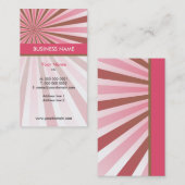 VISITEKAARTJE: stralen 6 Visitekaartje (Voorkant / Achterkant)