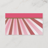 VISITEKAARTJE: stralen 6 Visitekaartje (Achterkant)