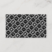 Visitekaartje streepjesgereedschapspatroon (Voorkant)
