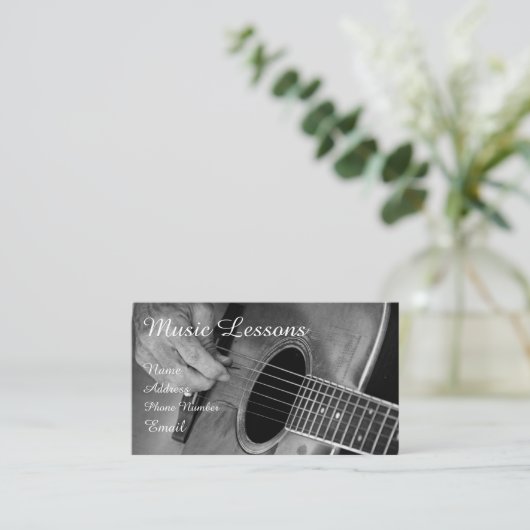 Visitekaartje Stringed instrument (Staand voorkant)
