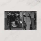 Visitekaartje Stringed instrument (Achterkant)