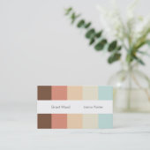 Visitekaartje Stripes Palette (Staand voorkant)