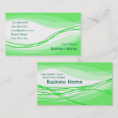 Visitekaartje stroomsnelheid (groen) (Voorkant / Achterkant)