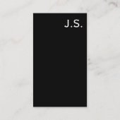 Visitekaartje Stropdas (Achterkant)