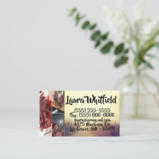 Visitekaartje Sunrise Pathway Walkway Path Side Wa (Staand voorkant)