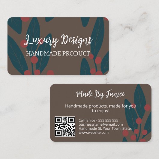 Visitekaartje Surface Pattern Designer (Voorkant / Achterkant)