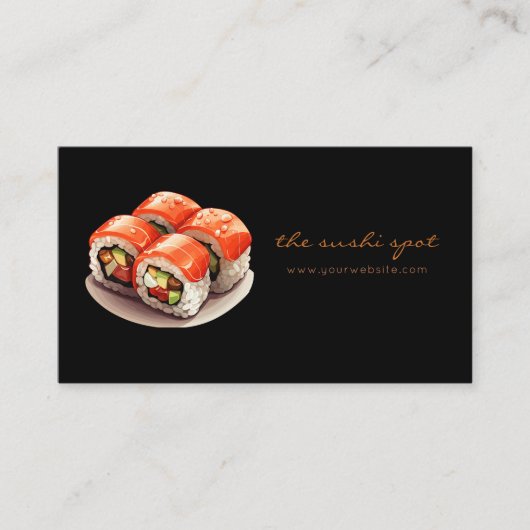 Visitekaartje Sushi Restaurant Sushi Chef (Voorkant)