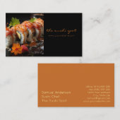 Visitekaartje sushi restaurant sushi chef (Voorkant / Achterkant)