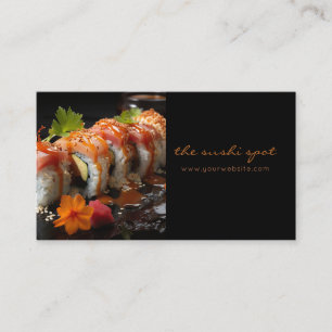 Visitekaartje sushi restaurant sushi chef