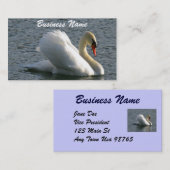 Visitekaartje Swan (Voorkant / Achterkant)