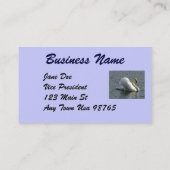 Visitekaartje Swan (Achterkant)