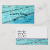 VISITEKAARTJE SWIM COACH (Voorkant / Achterkant)