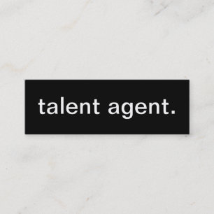 Visitekaartje Talent Agent