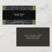 Visitekaartje tandheelkunde - Professionele chirur (Voorkant / Achterkant)