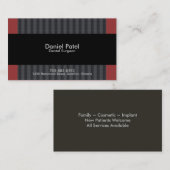 Visitekaartje tandheelkunde - Professionele chirur (Voorkant / Achterkant)