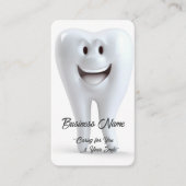 Visitekaartje tandheelkunde/tandheelkunde (Voorkant)