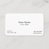 Visitekaartje tandheelkunde/tandheelkunde (Achterkant)