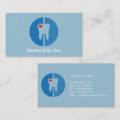 Visitekaartje tandheelkundige tandheelkunde (Voorkant / Achterkant)