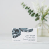 Visitekaartje tandwielen (Staand voorkant)