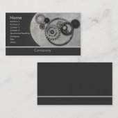 Visitekaartje tandwielen (Voorkant / Achterkant)