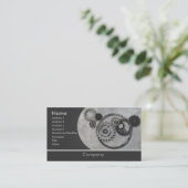 Visitekaartje tandwielen (Staand voorkant)