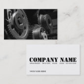 Visitekaartje tandwielen (Voorkant / Achterkant)