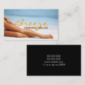 Visitekaartje Tanning Salon Spa (Voorkant / Achterkant)