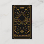 Visitekaartje Tarot Card Reader (Voorkant)