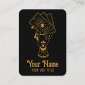 Visitekaartje Tarot Card Reader (Voorkant)