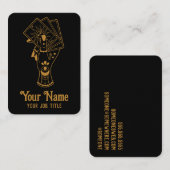 Visitekaartje Tarot Card Reader (Voorkant / Achterkant)