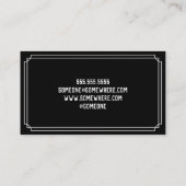 Visitekaartje Tarot Card Reader (Achterkant)