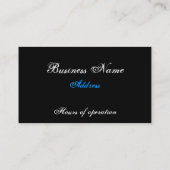 Visitekaartje tattoo stijl (Achterkant)