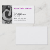 Visitekaartje tattoo verwijderen (Voorkant / Achterkant)