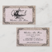  Visitekaartje Teapot Tea Room (Voorkant / Achterkant)