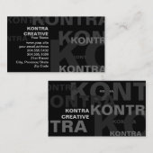 Visitekaartje tekst met grote impact (Voorkant / Achterkant)