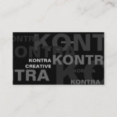 Visitekaartje tekst met grote impact (Achterkant)