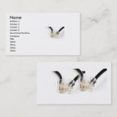 Visitekaartje telefoonkabel (Voorkant / Achterkant)