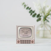 visitekaartje  televisietoestel (Staand voorkant)