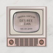 visitekaartje  televisietoestel (Voorkant)