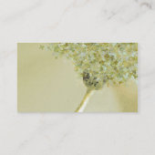 visitekaartje TemplateButterfly Daisy Sage Green (Achterkant)