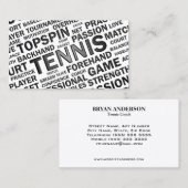 Visitekaartje Tennis Coach (Voorkant / Achterkant)