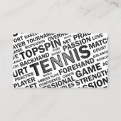 Visitekaartje Tennis Coach (Voorkant)