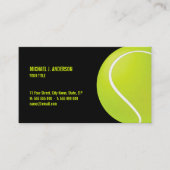 Visitekaartje Tennis Coach (Voorkant)