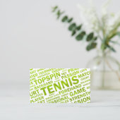 Visitekaartje Tennis Coach (Staand voorkant)